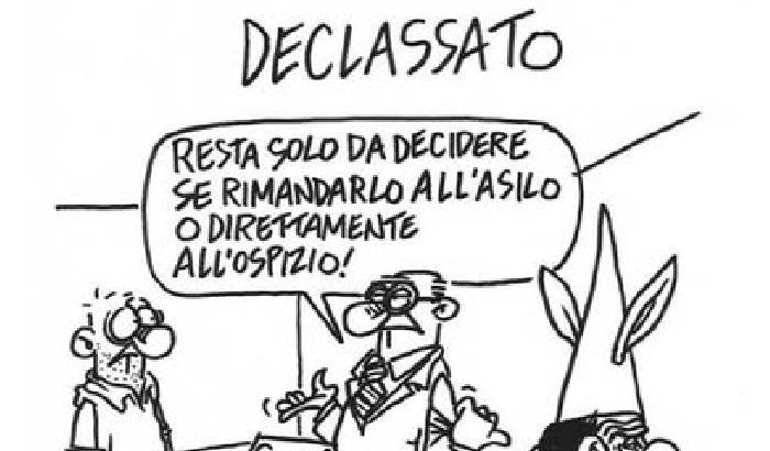 Vauro: Berlusconi declassato