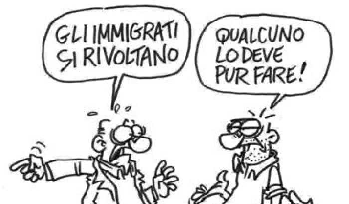 Vauro: Immigrati