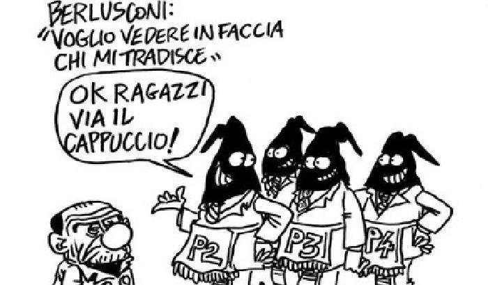 Vauro: Silvio e la P2, P3 e P4