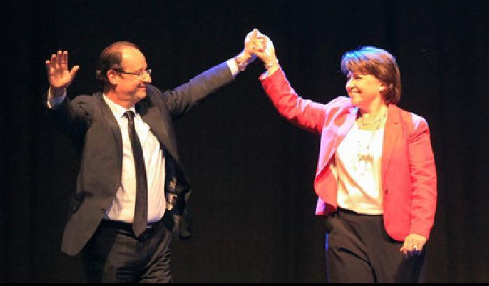 Hollande e Aubry insieme per l'Eliseo