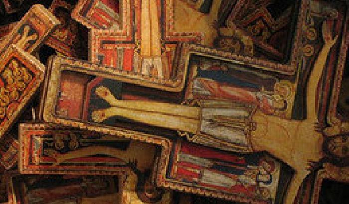 In chiesa il distributore automatico di crocifissi