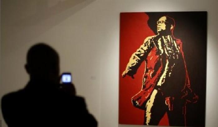 00443A-NEWS_34804 Sudafrica: ritratto di Zuma vandalizzato