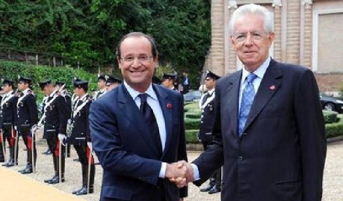 Monti e Hollande: faremo la Tav