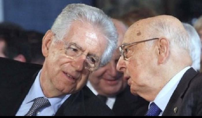 Napolitano nel ciclone: sponsorizza una grande coalizione
