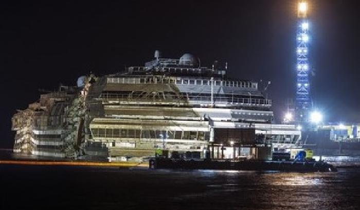 Timelapse della rotazione della Concordia (video)