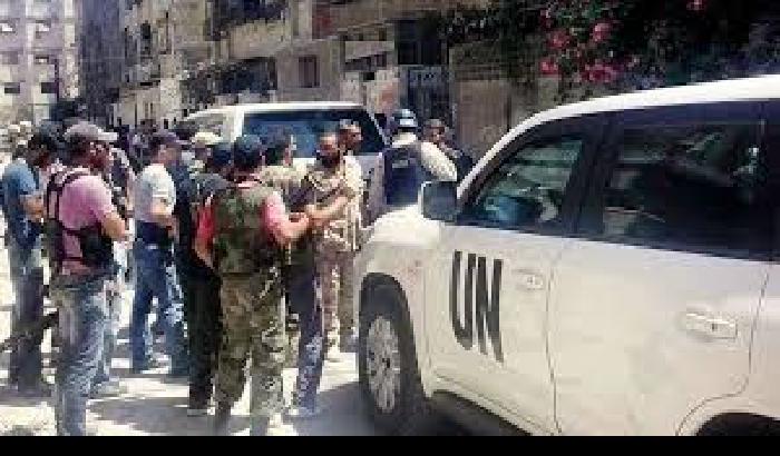 Ispettori Onu al lavoro a Damasco