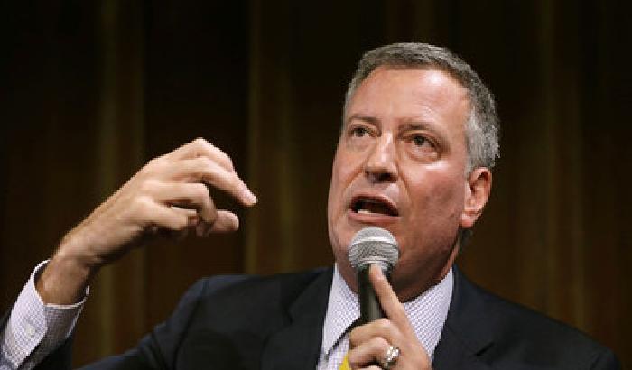 Inizia l'era De Blasio: è festa a S. Agata dei Goti