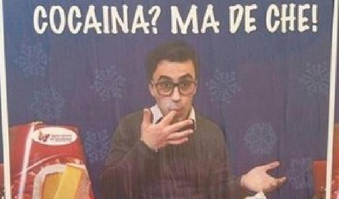 Zucchero meglio della cocaina: la campagna che fa ridere Roma