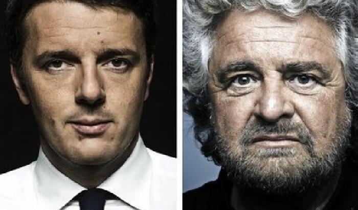 00CFF7-matteo-renzi-e-beppe-grillo Matteo Renzi e Beppe Grillo