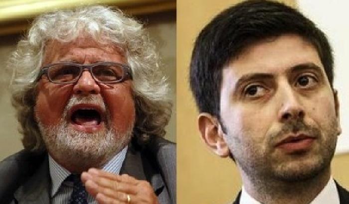 Beppe Grillo e Roberto Speranza