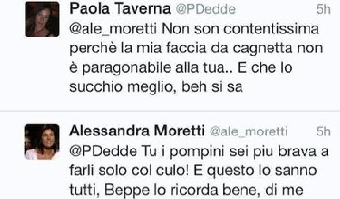 00D433-NEWS_107768 Sesso orale e Twitter, rubati account di Paola Taverna e Alessandra Moretti