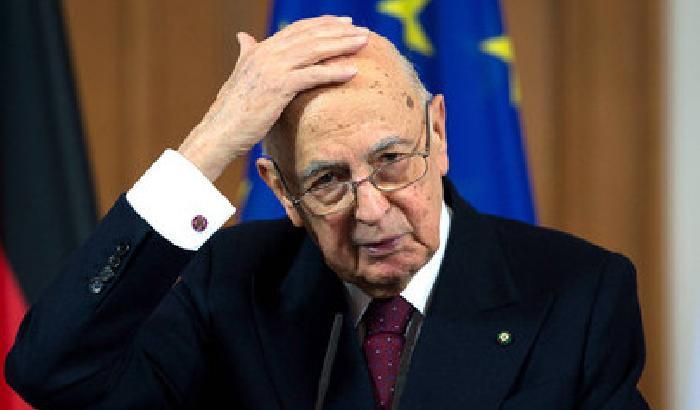 Il presidente della Repubblica Giorgio Napolitano