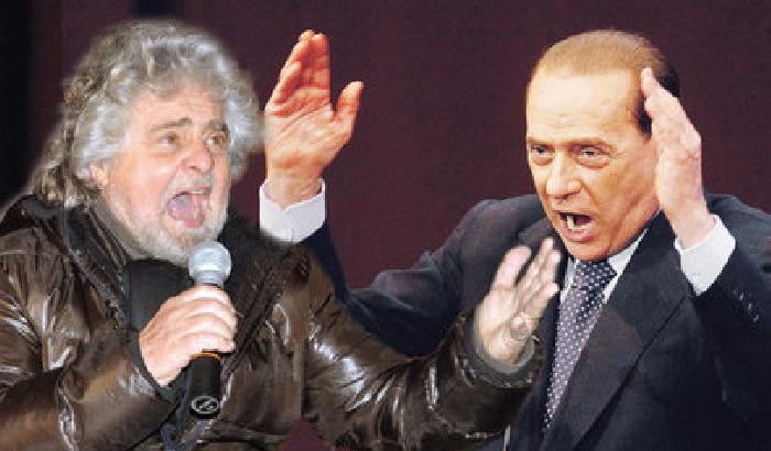 00D9B7-NEWS_110955 Grillo attacca: Berlusconi è il più grande «contapalle»