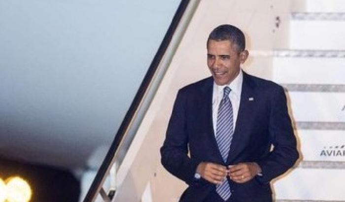 Il primo giorno di Obama a Roma