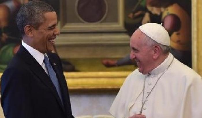 00DB98-NEWS_112082 Obama e Bergoglio: due corpi e un'anima