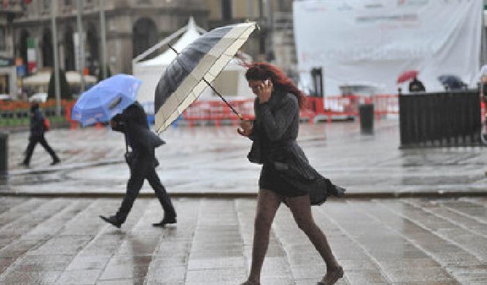 Meteo: piogge  rovesci  e temporali per tutta la settimana