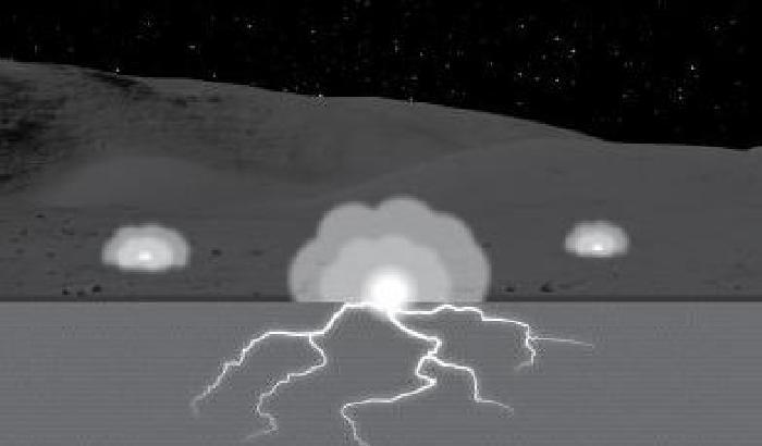 Le tempeste solari hanno cambiato la superficie della Luna