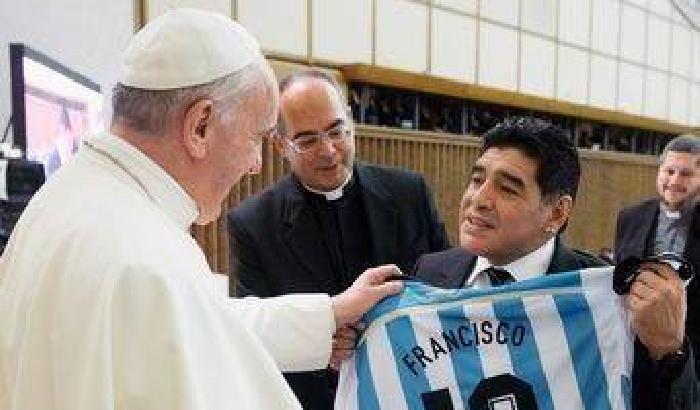 00F276-NEWS_125992 Maradona incontra il Papa: «mi stava aspettando»