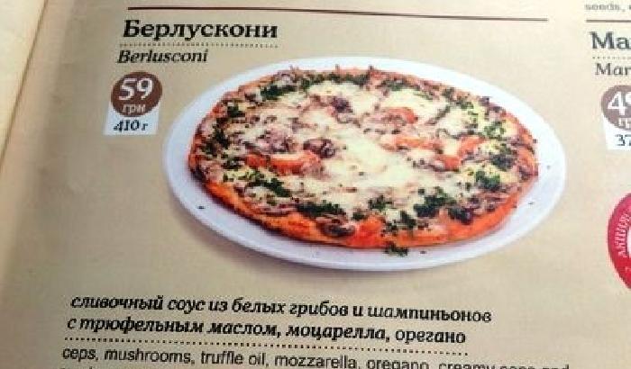 00F594-NEWS_127437 La pizza Berlusconi la potete trovare al Ristorante Mafia