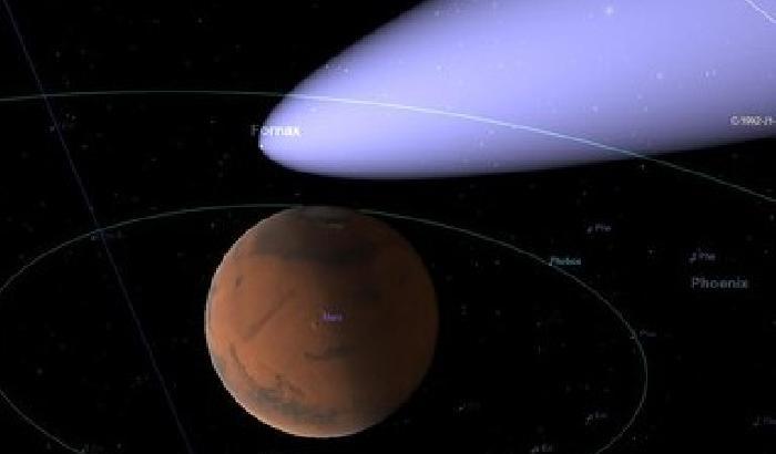 Marte: la cometa Siding Spring è passata senza danni alle sonde