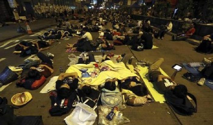 La protesta a Hong Kong