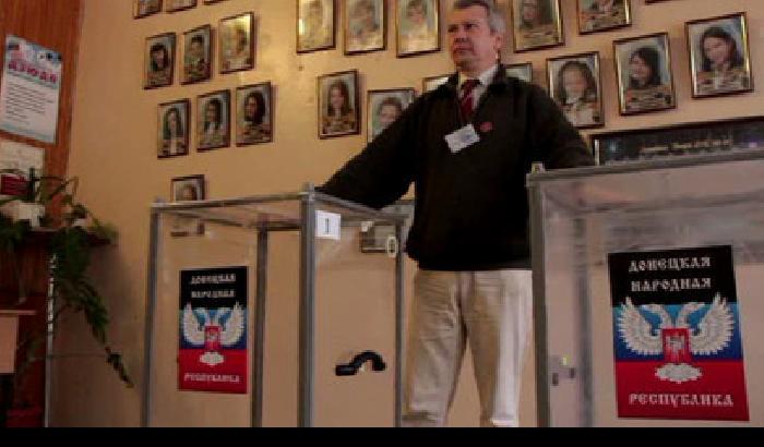 Vota anche il Donbass