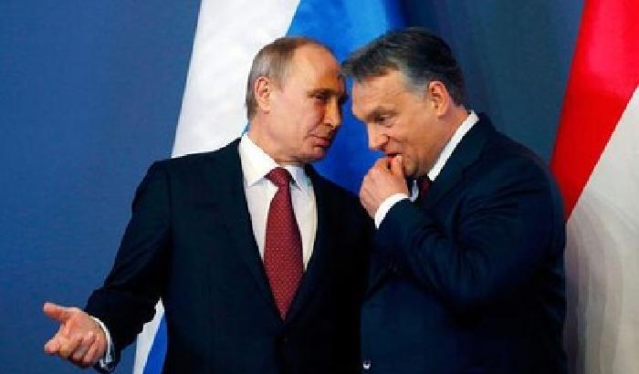Orban e Putin, grandi amici