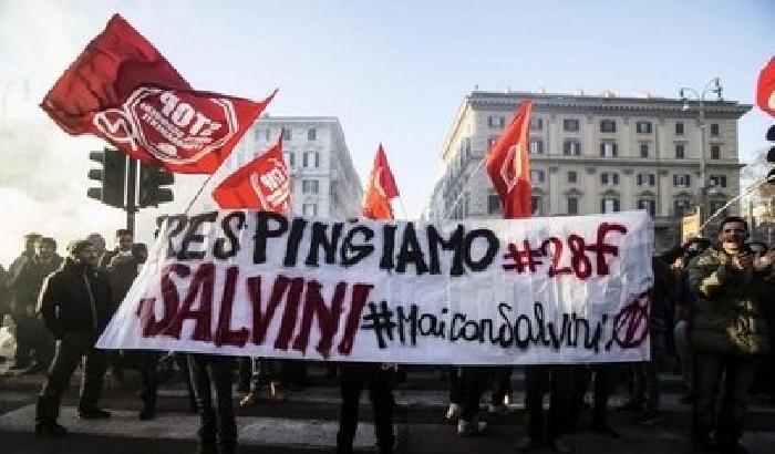 Felpe e flop: Salvini a Roma
