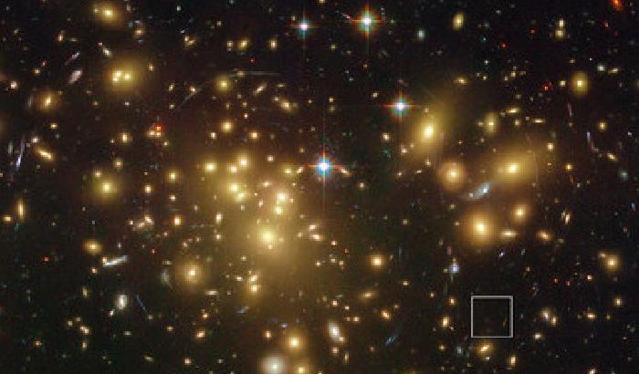 Scoperta una galassia evoluta e lontana