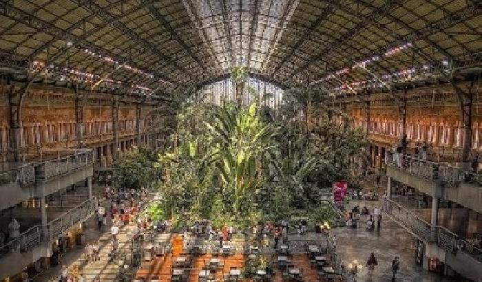 Atocha a Madrid: la stazione verde