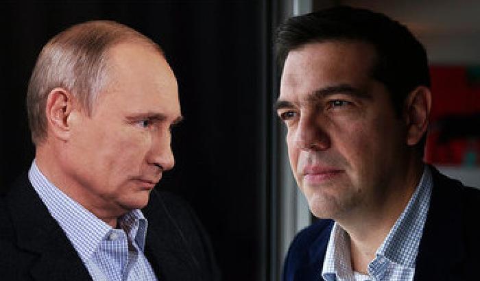 Tsipras incontra Putin a Mosca: radici comuni