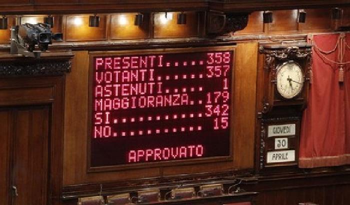 Incassata la terza fiducia, lunedì il voto finale