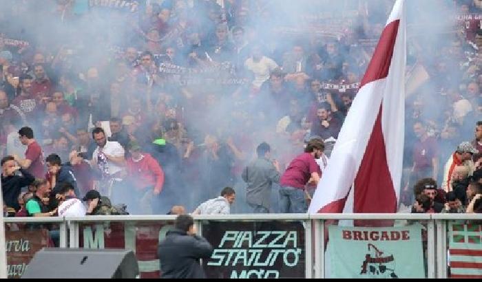 Torino-Juventus, curva dei tifosi del Toro