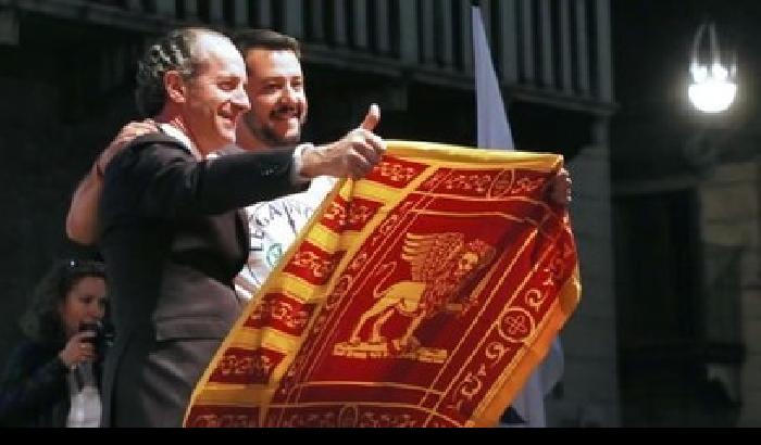 Il Pd dimezza i suoi voti, la Lega raddoppia