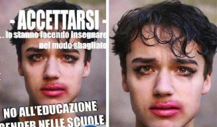 Sciacalli d'Italia: sui volantini la foto di una ragazza trasgender morta suicida