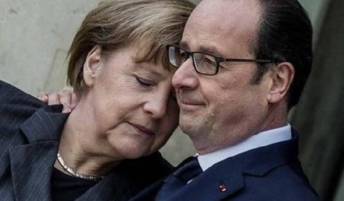 Merkel e Hollande