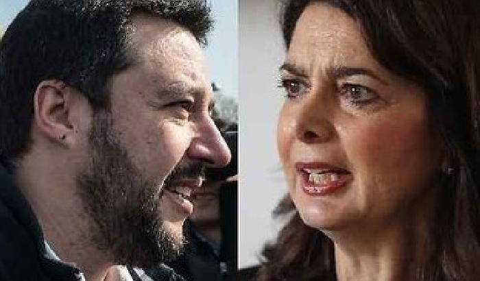 0143FB-NEWS_168511 Salvini ancora contro la Boldrini: è una persona inutile