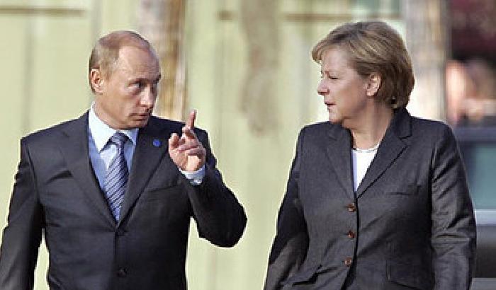 Putin e Merkel 