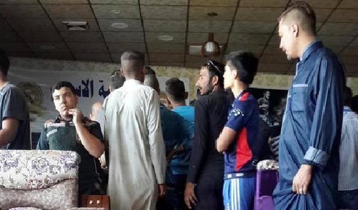 Il bar in cui è avvenuto l'attentato contro i tifosi del Real Madrid in Iraq