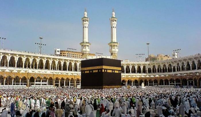 Pellegrinaggio alla Mecca, immagine d'archivio