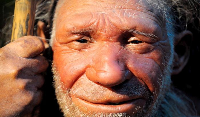 La ricostruzione del volto di un uomo di Neanderthal