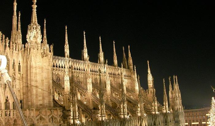Milano - Guglie del Duomo, immagine d'archivio