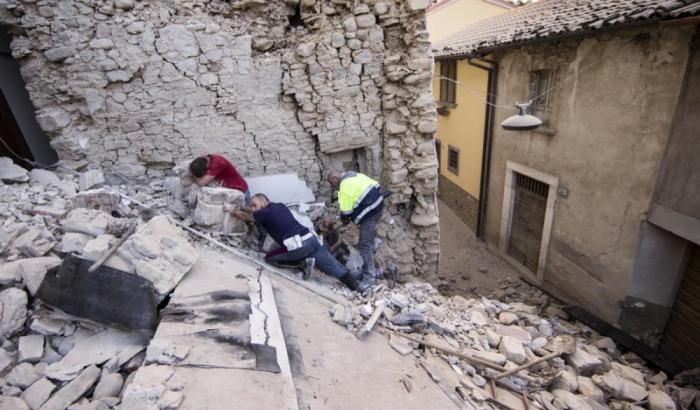 Amatrice dopo il sisma
