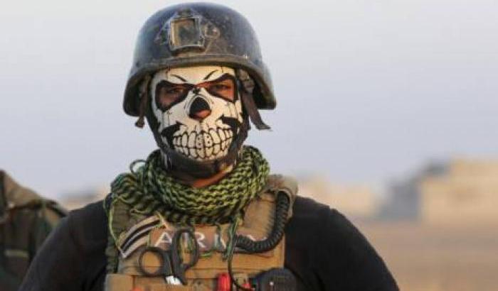 Un militare delle forze speciali irachene