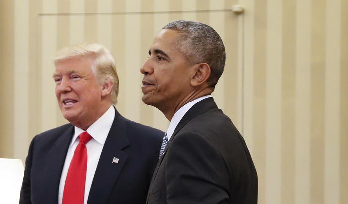 0338BE-donald-trump-e-barack-obama Donald Trump e Barack Obama