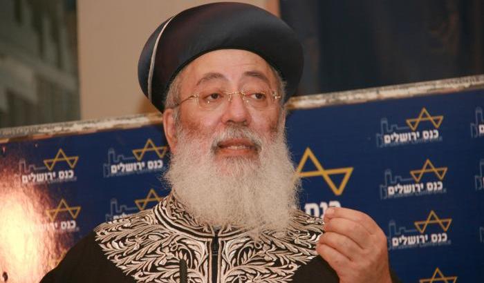 Il rabbino di Gerusalemme Shlomo Amar
