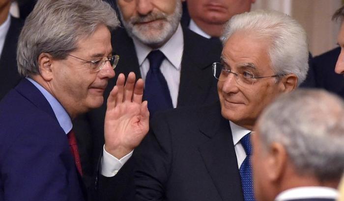 Gentiloni e Mattarella
