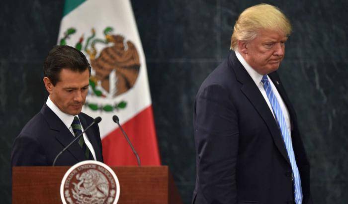 0345E1-il-presidente-messicano-nieto-con-trump Il presidente messicano Nieto con Trump