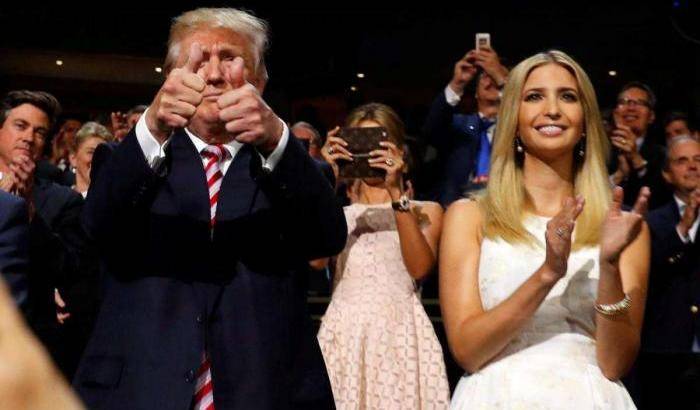 03498B-trump-con-la-figlia-ivanka Trump con la figlia Ivanka