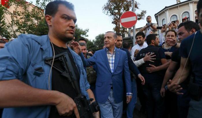 Il presidente turco Erdogan